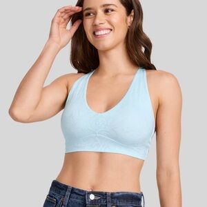 Jockey Generation Women’s‎ Soft Touch Lace Echo Blue Bralette